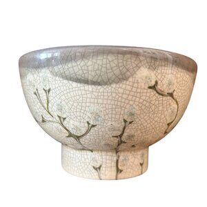 Vintage Ge-type Ceramic Footed Crackle Glaze Dandelion Tea Bowl